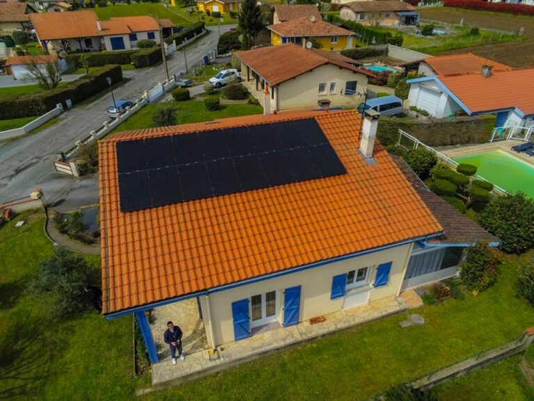 Installation photovoltaïque réalisée par ATSE : 6 kWc à Peyrehorade