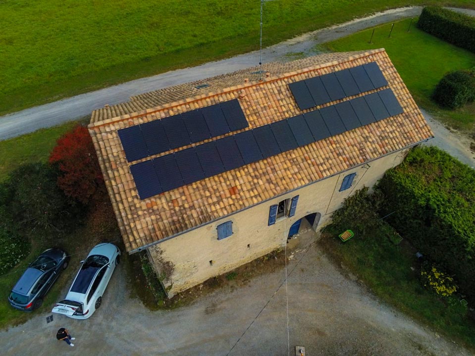 Installation de 9 kWc réalisée par ATSE à Port-de-Lanne
